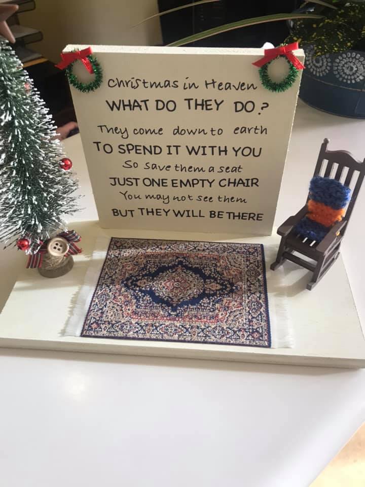 Christmas plaque