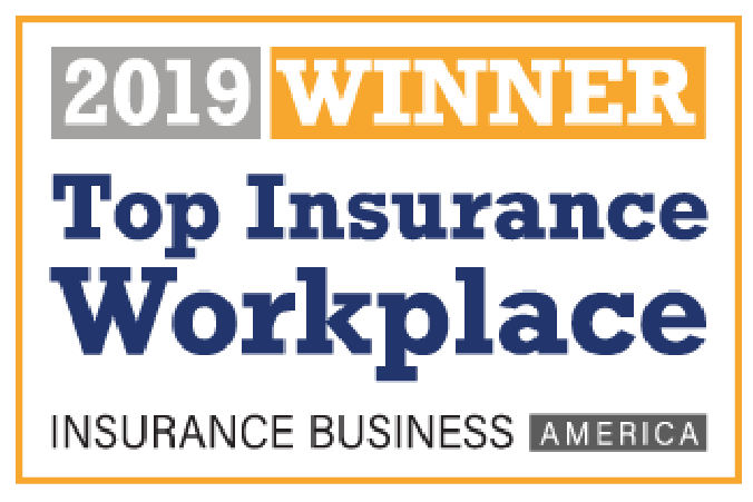 top insurance workplace badge