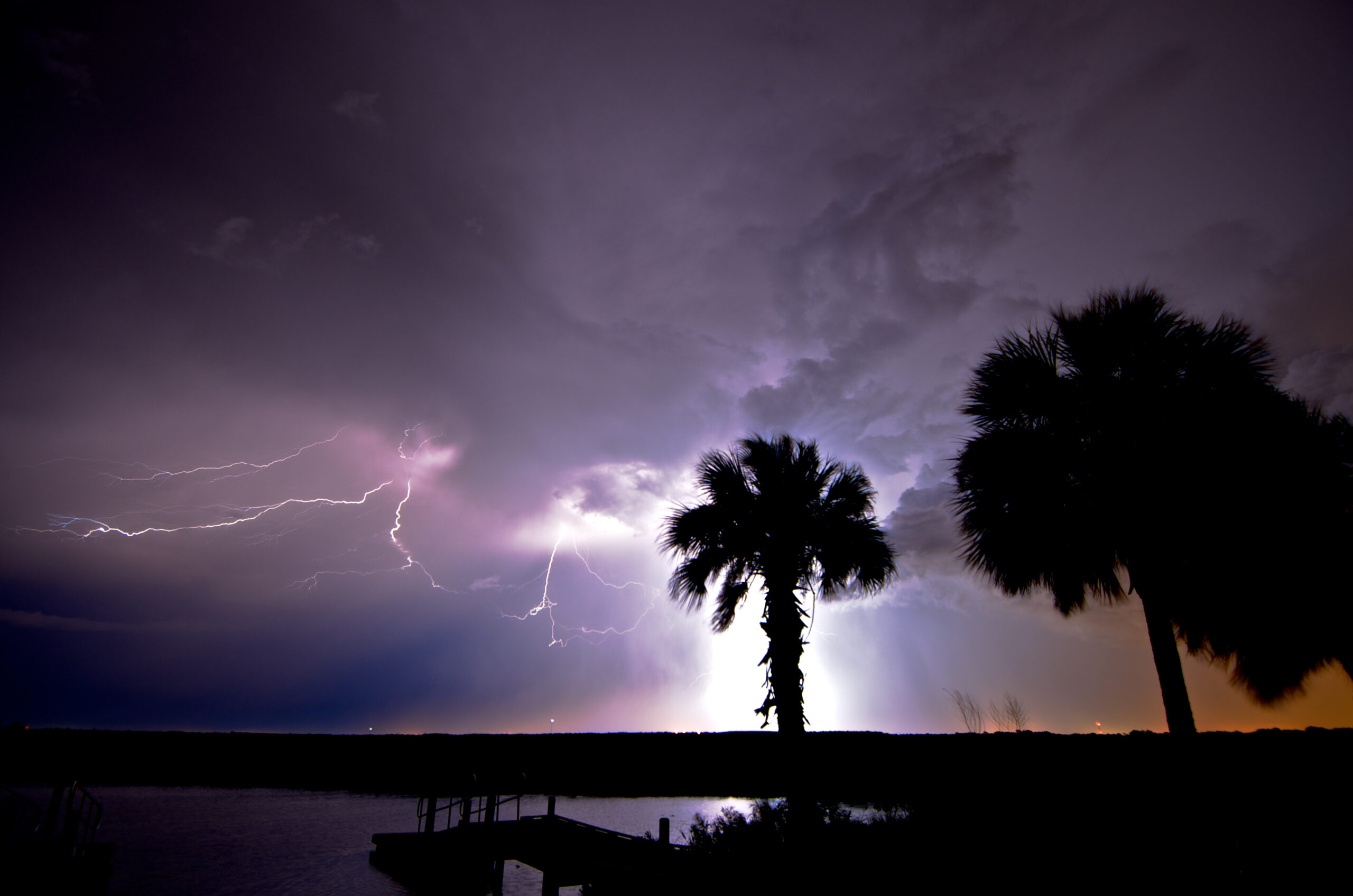lightning storm in Florida