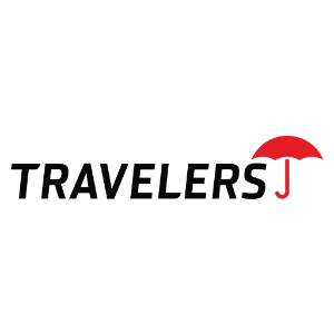 Logo for the insurance carrier Travelers